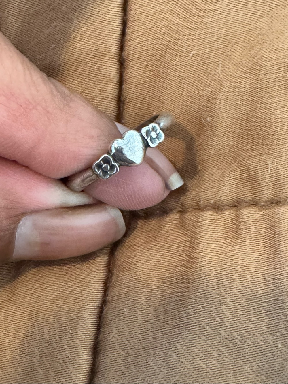 James Avery retired spring floral ring